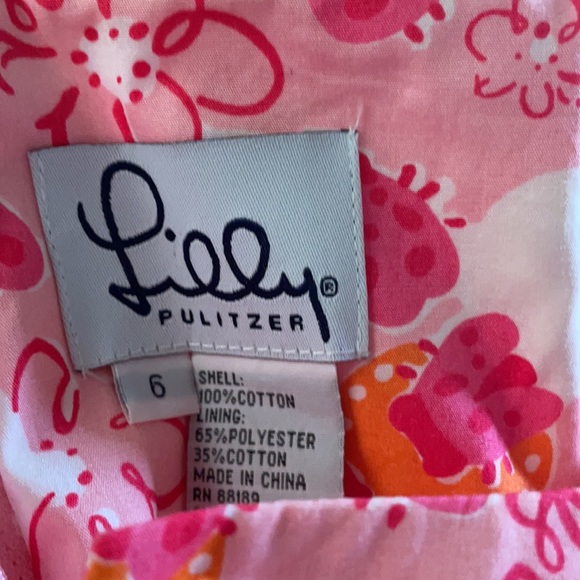 Y2K Lilly Pulitzer sleeveless Lady Bug Dress Like New Vintage - Picture 11 of 11